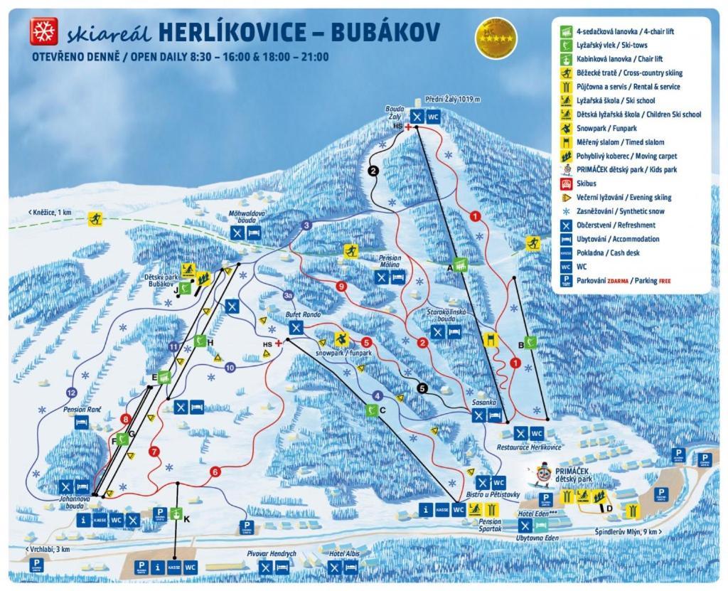 Apartman Rotterovka -Ski Resort Herlikovice & Bubakov Vrchlabi Exterior photo